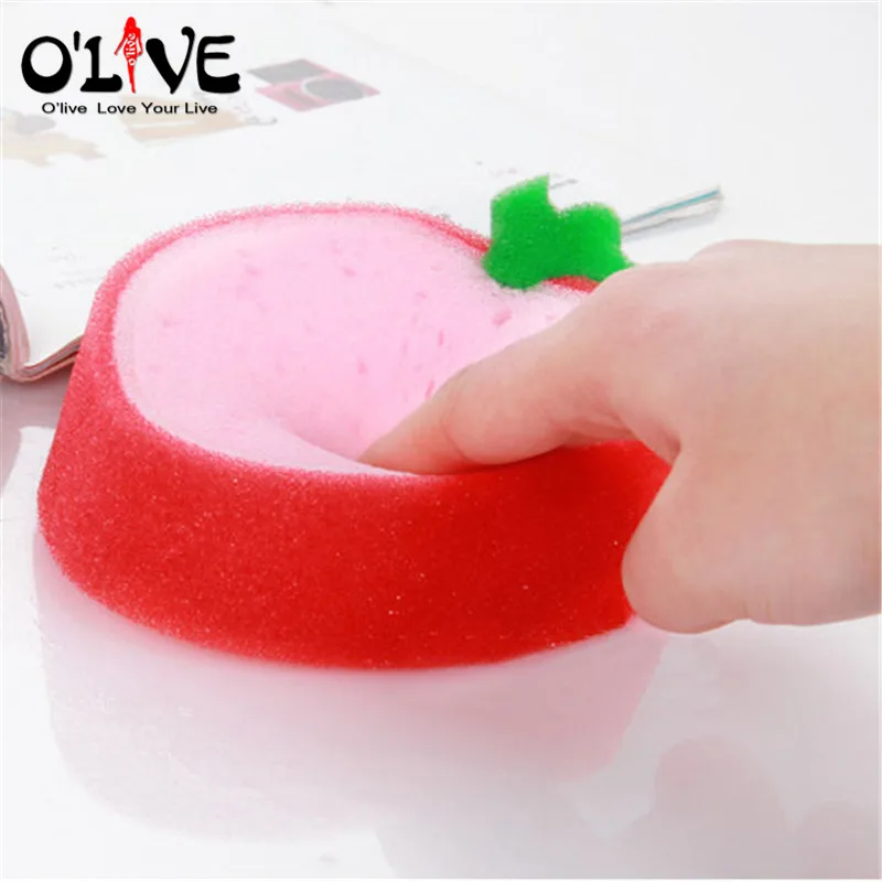 Fruit Sponges Dishwashing Anti-greasy Strong Decontamination Washing Cloth Cleaning Towel Non Stick Oil Sponge Kitchen Gadgets | Дом и сад