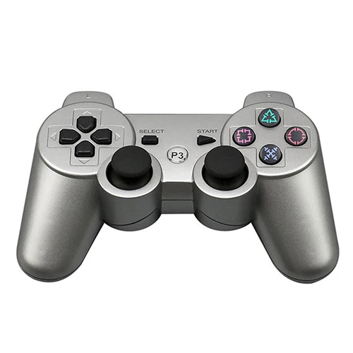 Bluetooth-контроллер для sony PS3 игрового контроллера геймпад для Play Station 3 беспроводной джойстик консоль для sony Playstation 3 SIXAXIS пульта - Цвет: Sliver