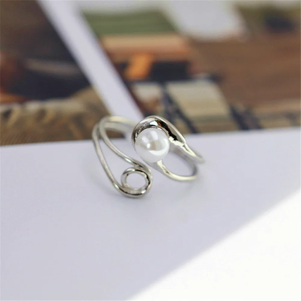 2017 Бесплатная доставка модные женские новые ювелирные изделия Оптовая Pearl Ring Set |