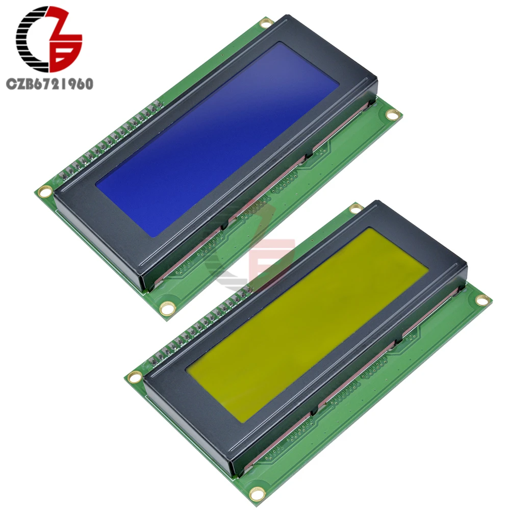 5 V 2004 I2C IIC TWI последовательный интерфейс SPI 20X4 символьный светодиодный дисплей модуль Синий Желтый Подсветка