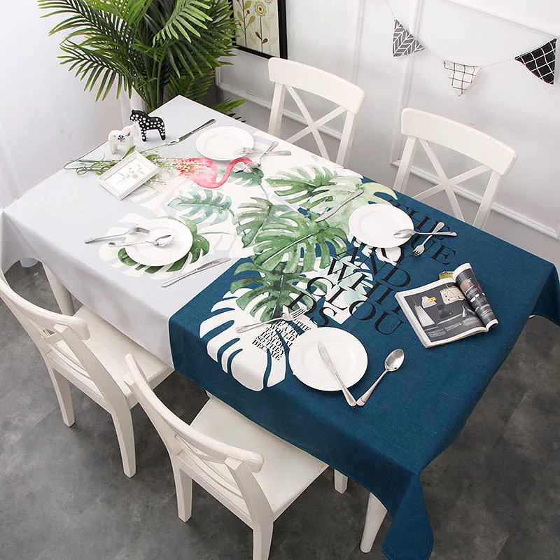 Пасторальная кухня водонепроницаемая скатерть столовая деревенский стиль