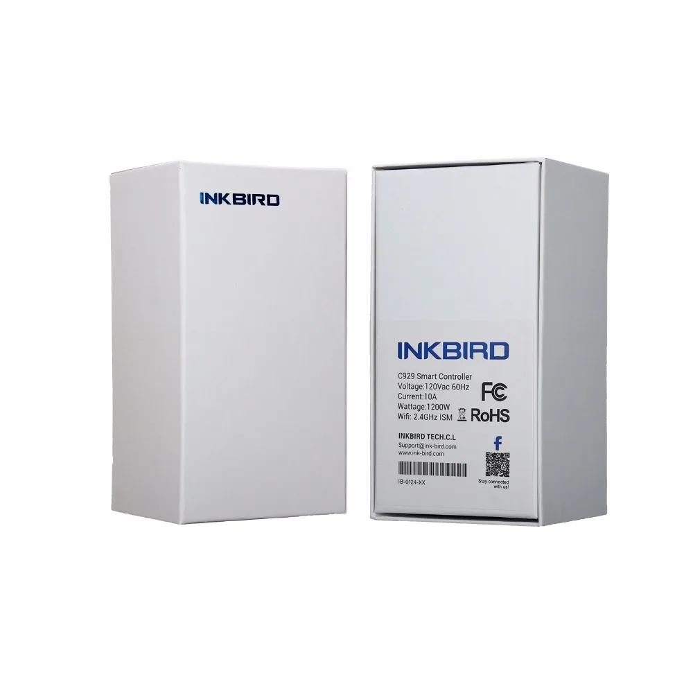 Inkbird C929 Wi-Fi Цифровой Смарт 120VAC 1200 Вт контроллер температуры IOS Android система смартфон нагреватель и охладитель термостат