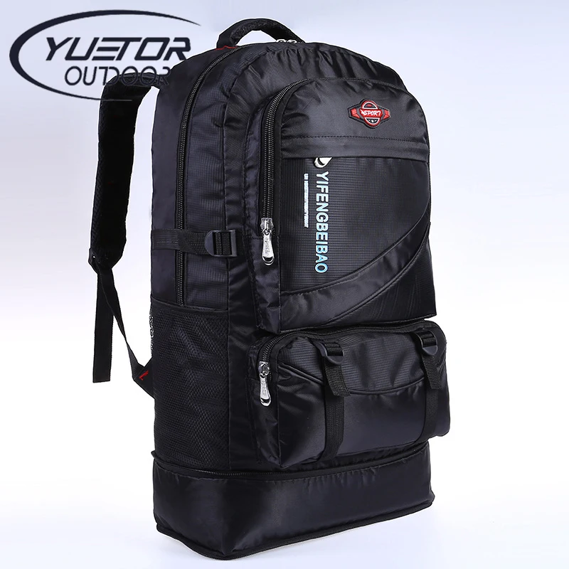 Yuetor 60L большой водонепроницаемый открытый Пеший Туризм рюкзак кемпинг Mochila