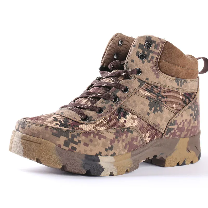 Мужские камуфляжные тактические ботинки для альпинизма Мужская дышащая обувь