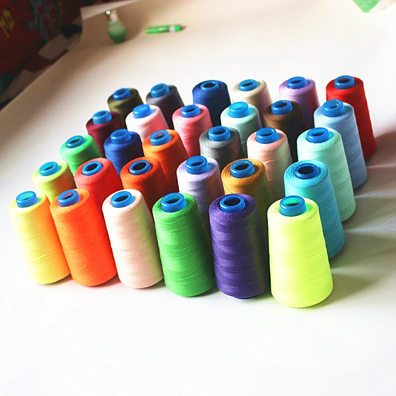 Продажа качество 40 S/2 прочная полиэфирная швейная нить для оверлог 3000 ярдов в