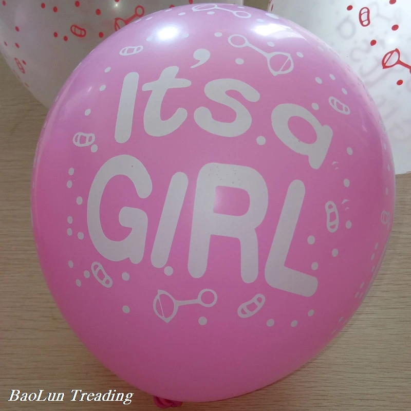 

30pcs12 Inch Round Pink /Clear Print Latex Balloons Kid Toy Helium Gas Ballons For Birthday Party Decoration Baby Shower Girls