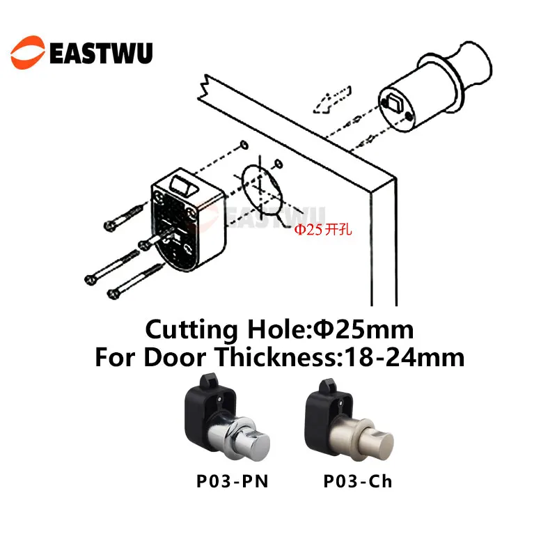 Нажмите блокировка защелки ручки и пуговицы для караван motorhome RV грузовик Прицепы