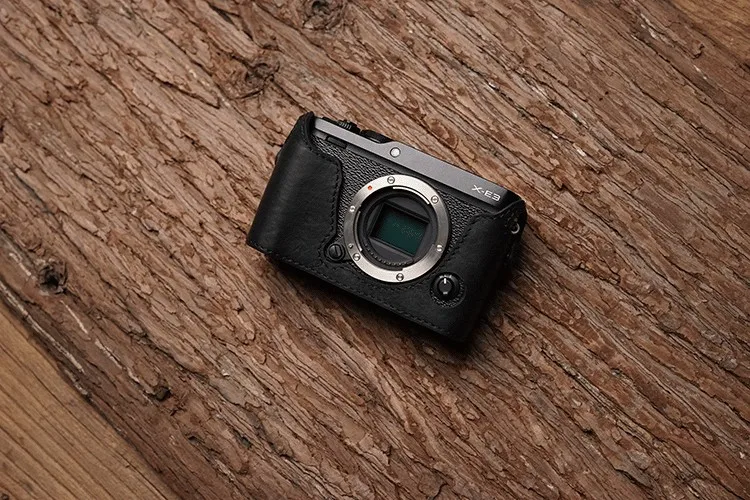 Mr. Stone чехол для камеры ручной работы для Fuji Fujifilm XE3 X-E3 из натуральной кожи половина крышки открывающийся аккумулятор