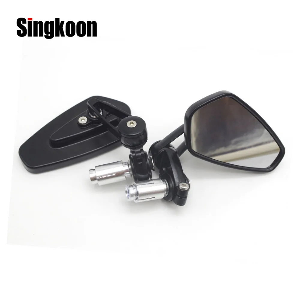 Универсальный Мотоцикл Бар Конец Зеркало скутер зеркала заднего вида retroviseur moto