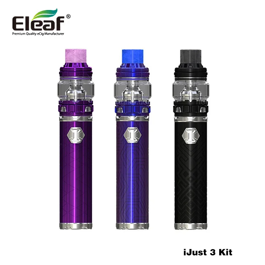 100% Оригинальный Eleaf Ijust 3 комплект с 6 5 мл/2 0 мл Элло Дуро Танк встроенный 3000 мАч