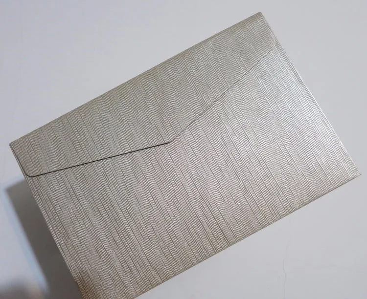 50 шт 198x130 мм(7," x 5,1") тисненые специальные бумажные конверты, конверты для свадебных и деловых приглашений - Цвет: Khaki