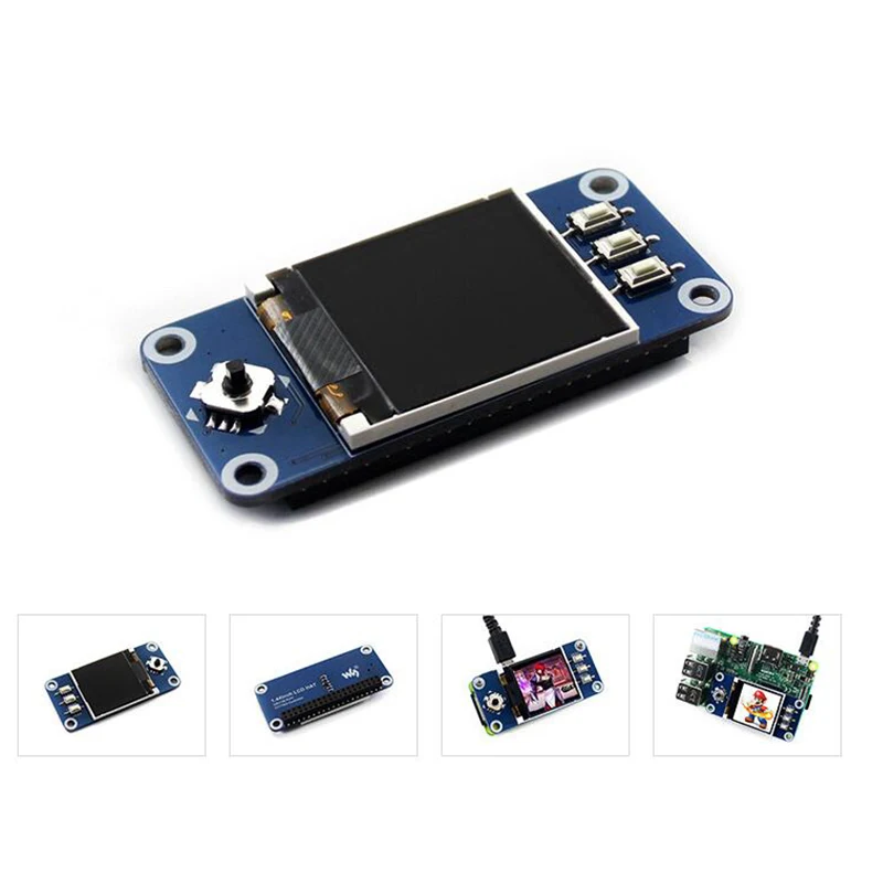 1,44X128 HD 128 дюймов 65 к цвет игровая консоль 3,3 В RGB SPI ЖК-дисплей шляпа игровой плеер для Raspberry Pi 2B 3B 3B+ Zero ZeroW