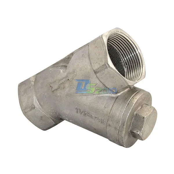 MEGAIRON BSPT 1-1/2 "DN40 CF8M WYE фильтрующий клапан из нержавеющей стали SS316 с сеткой 1 00 мм