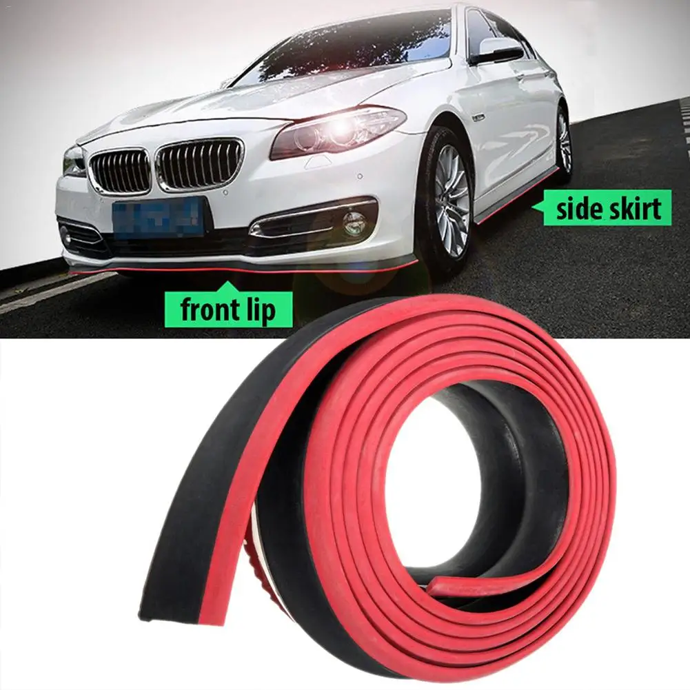 Универсальная автомобильная губная юбка протектор переднего бампера сплиттер