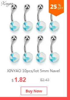 XINYAO 16 шт./лот хирургический стальной Нос Кольца Пирсинг для женщин серьги в стиле панк серьги-гвоздики Nariz Percing Nez пирсинг
