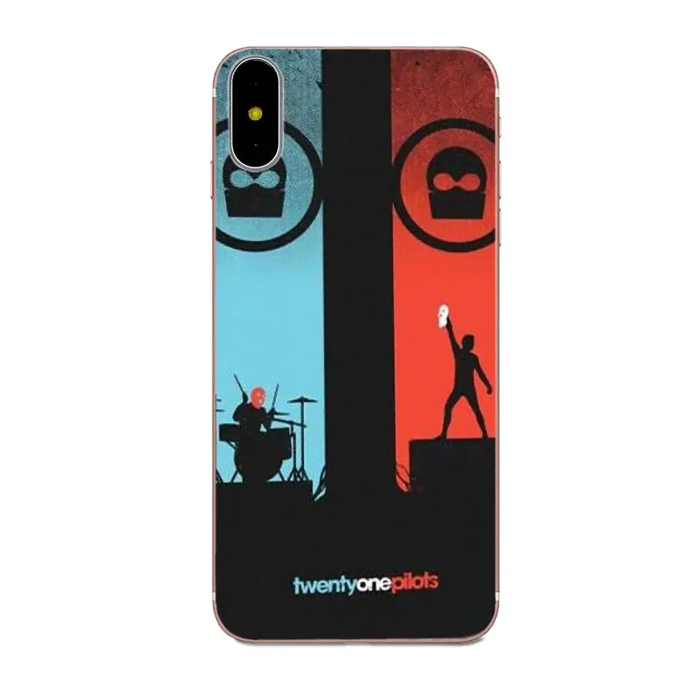 21 Pilots Twenty One для Apple iPhone 4 4S 5 5C 5S SE 6 6S 7 8 Plus X XS Max XR мягкие ТПУ лучшие чехлы | Мобильные