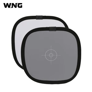 Карточка рефлектора, складная, 30 см12 дюймов, 18% дюйма, 18 градусов, серыйбелый, справочная карта