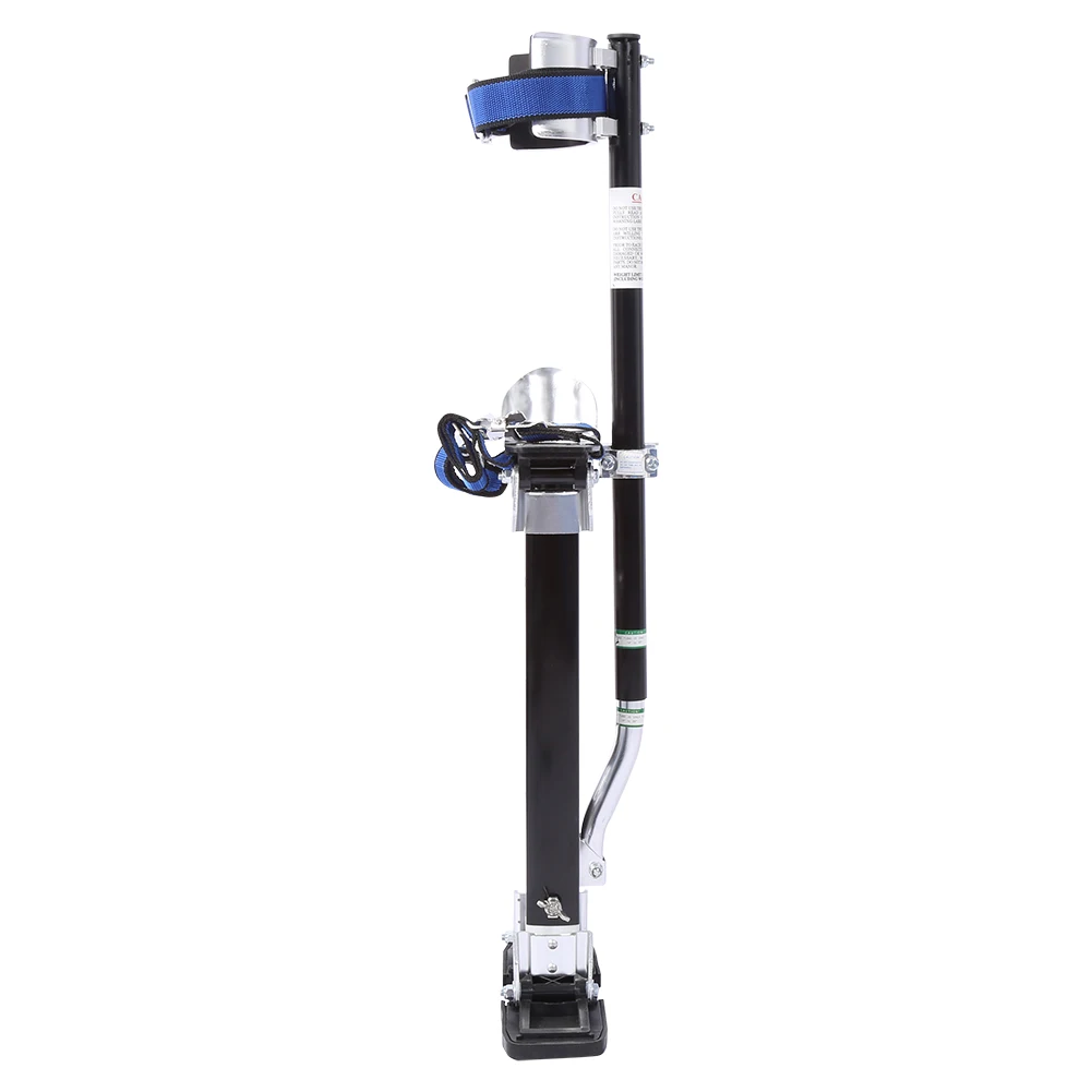 18-30inch Drywall Stilt Aluminum Alloy Professional Adjustable Drywall Plastering Stilts Painter Tool Black Color