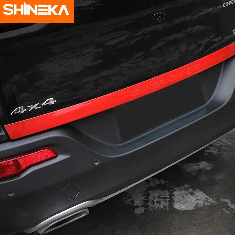 SHINEKA автомобильные наклейки для Jeep Cherokee 2014-2018 ABS Автомобильная задняя дверь