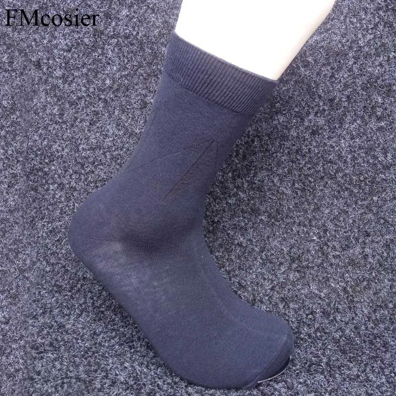 10 Pairs Clearance Summer Autumn Mens Dress Socks Business Classic Crew for Men Big Size Plus White Black New 44 46 | Мужская одежда