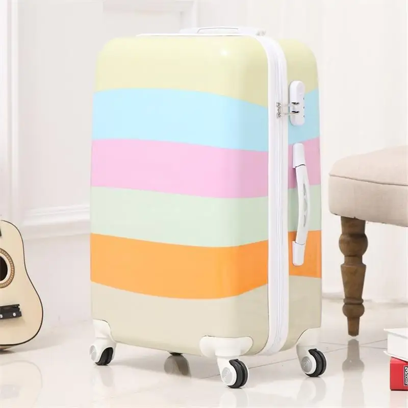 20 &quot22&quot 24 &quot26&quot дюймов красочные дорожные колеса de viaje con ruedas envio gratis valiz maletas koffer