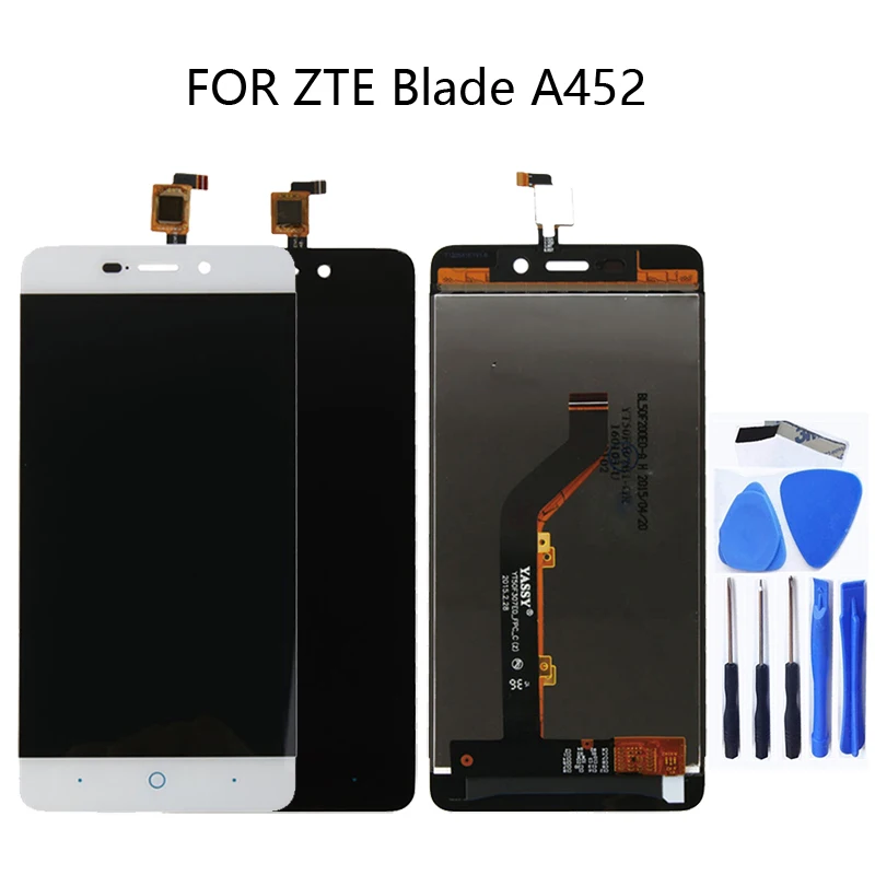 

5.0 " For ZTE Blade X3 D2 T620 A452 LCD Display Touch screen digitizer Repair kit replacement For zte Blade X3 Phone Parts Tools