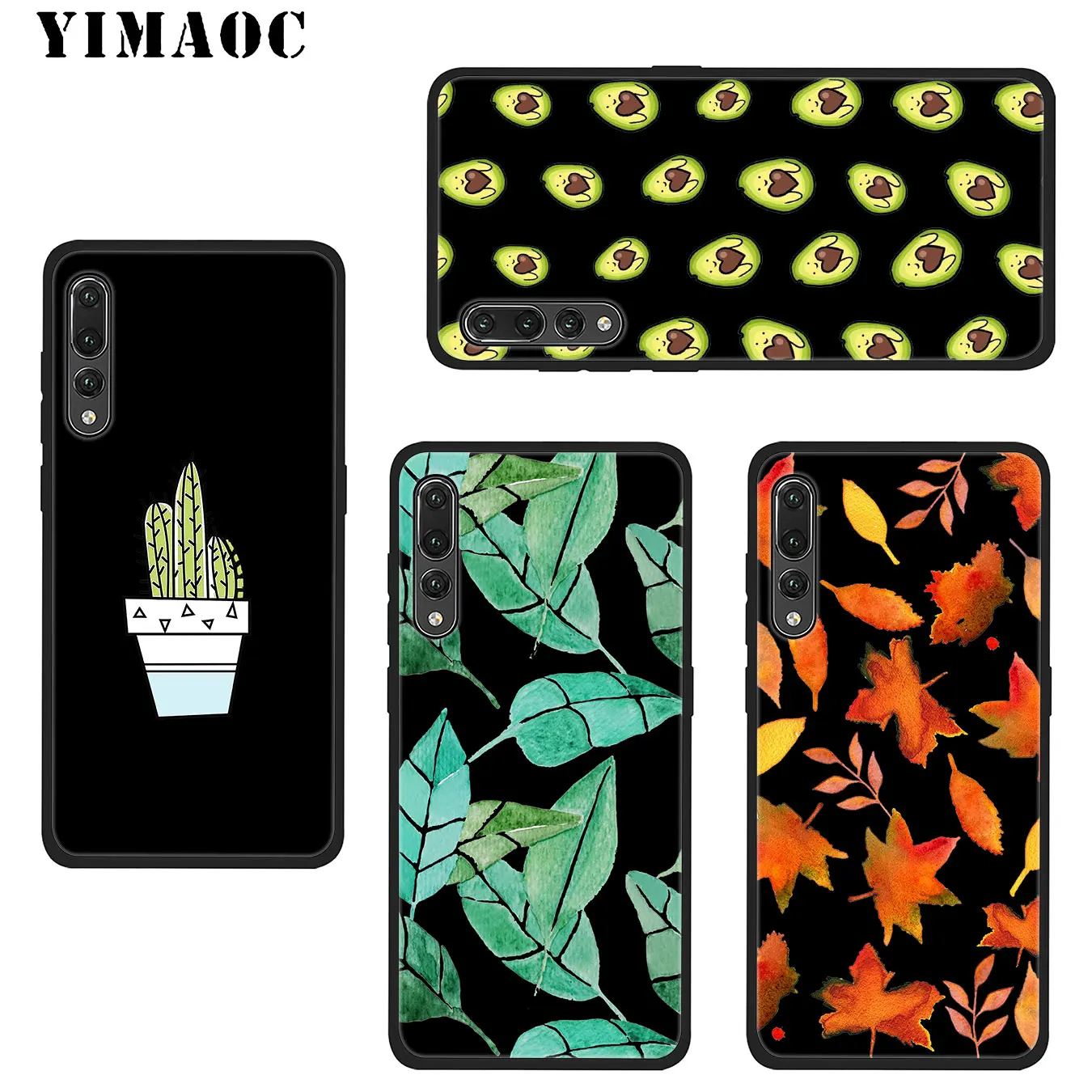 YIMAOC Мягкий силиконовый чехол для телефона с листьями цветами суккулентами Huawei Mate