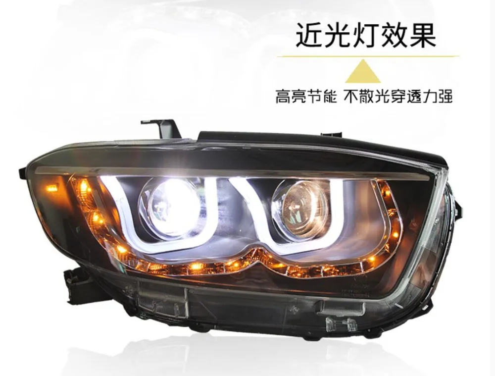 Светодиодный головной светильник s для Toyota Highlander 2009-2011 Автомобильный