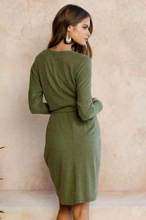 Gaeshow осеннее платье с длинными рукавами свободные Повседневное Для женщин платья