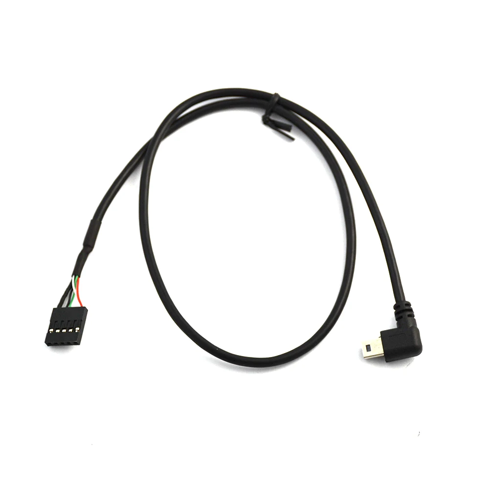 DANSPEED 50 см мини USB левый угол до 5p Pin Dupont провод кабель 2 54 мм Женский Разъем