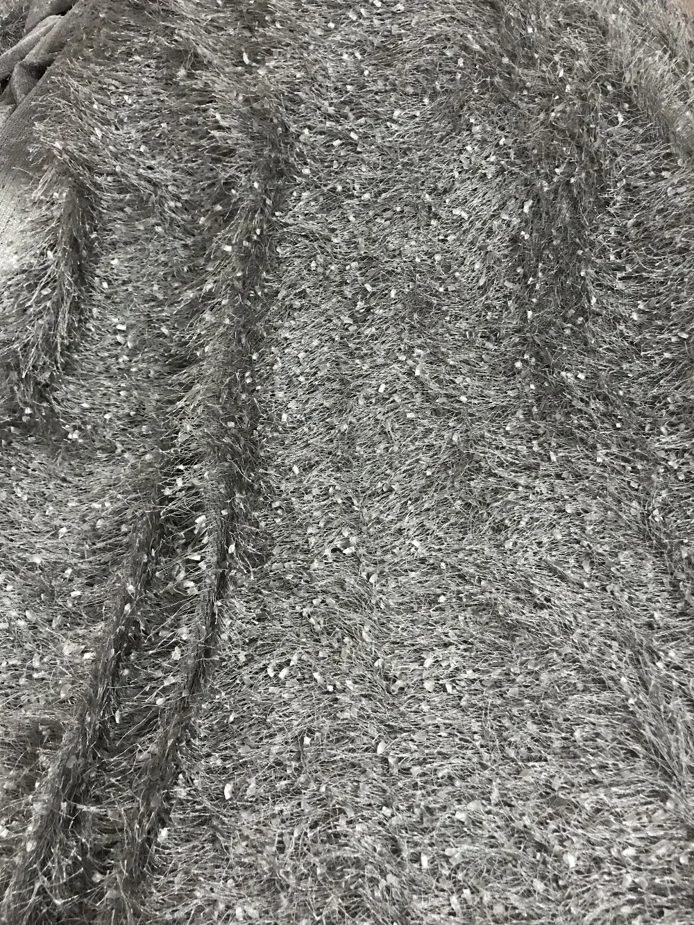 Лучшее качество вышитая искусственная африканская тюль кружевная ткань