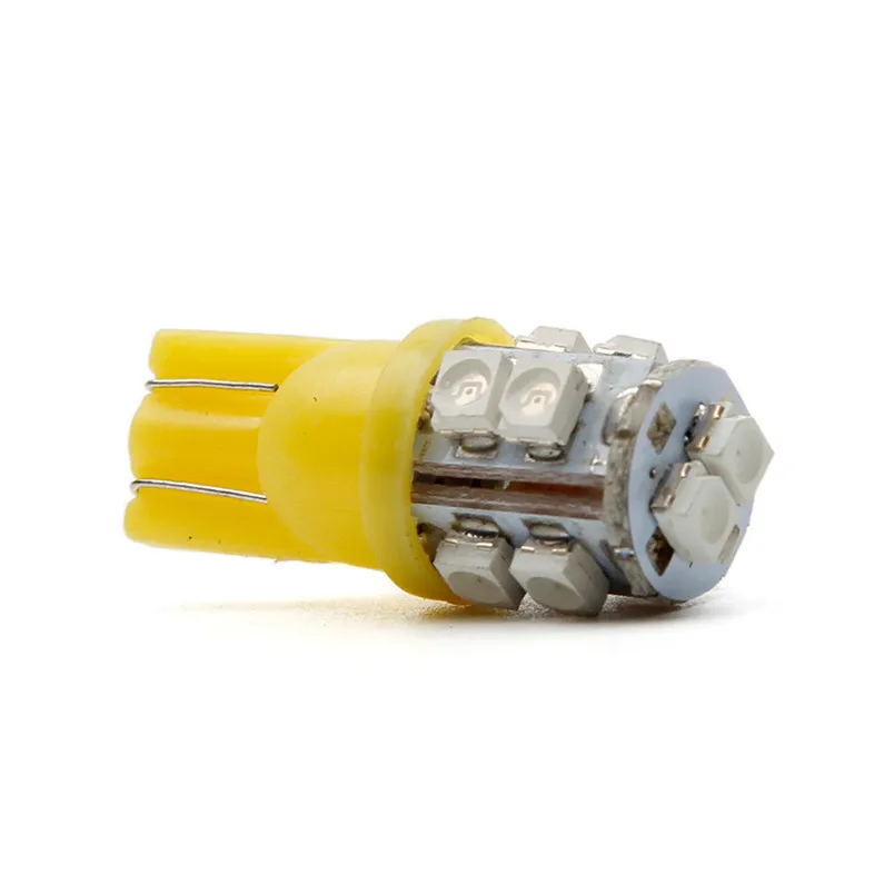 1X теплый белый T10 10 SMD автомобиль боковой Клин Светодиодные лампы W5W 194 168 2825 P30