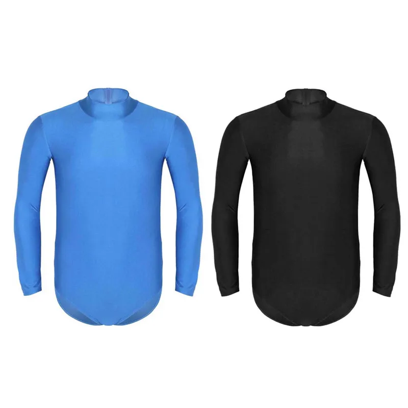 Мужской цельный костюм TiaoBug с длинным рукавом и воротником стойкой|Зентай| |