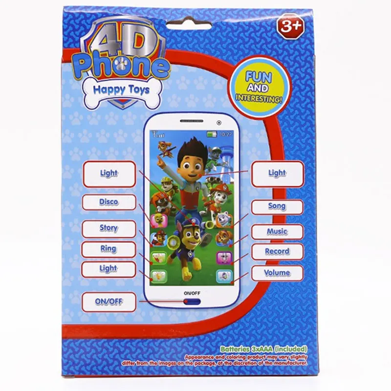 Eva2king английский язык Детские игрушки телефон свет сенсорный экран музыкальные
