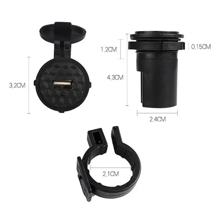 Многофункциональное автомобильное зарядное устройство USB для мотоцикла с