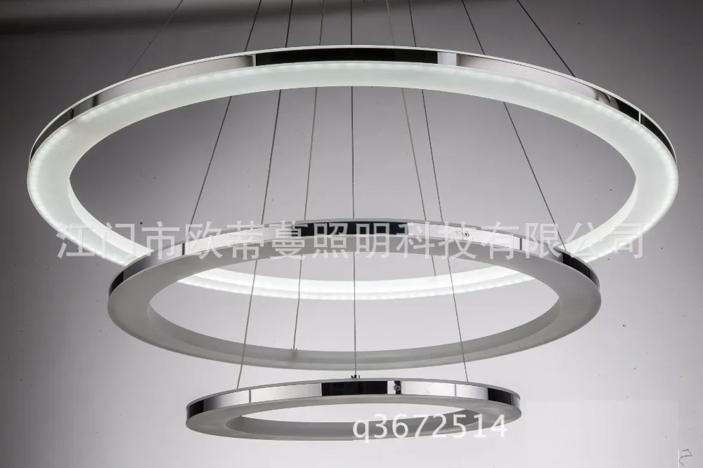 Акриловый подвесной светильник Современный Круглый Подвесные светодиодные