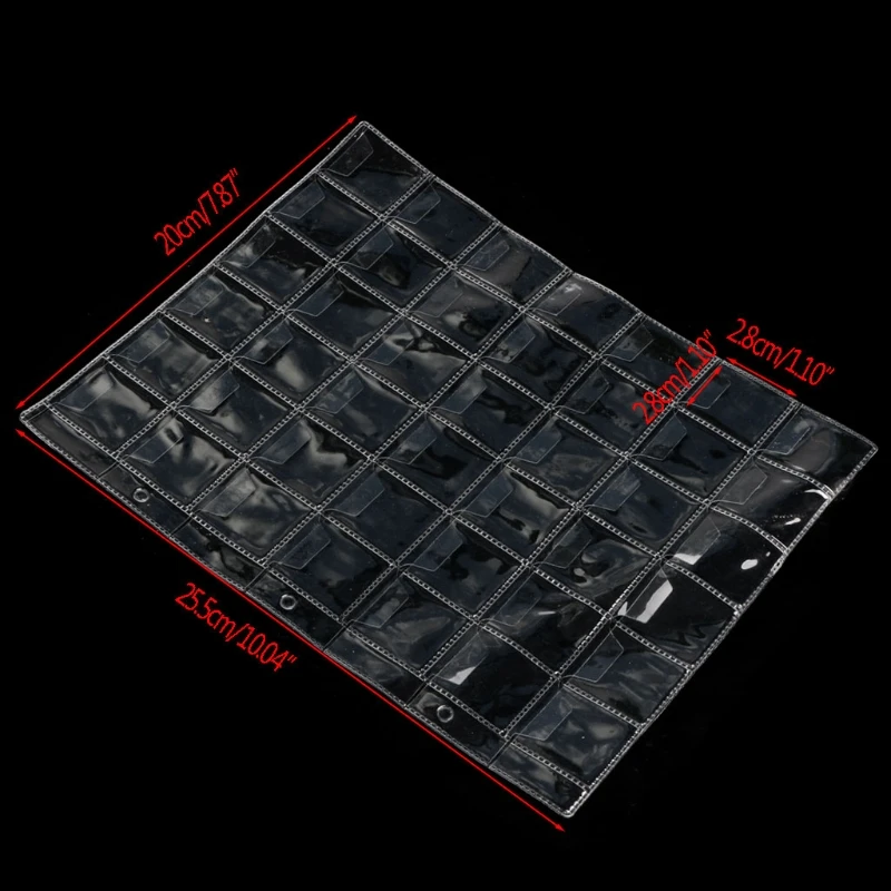 Новинка 1 страница 42 кармана пластиковый альбом для хранения монет коллекционный