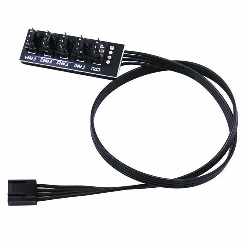 Новый горячий 4PIN концентратор разветвитель pwm 4 порта компьютер вентилятор