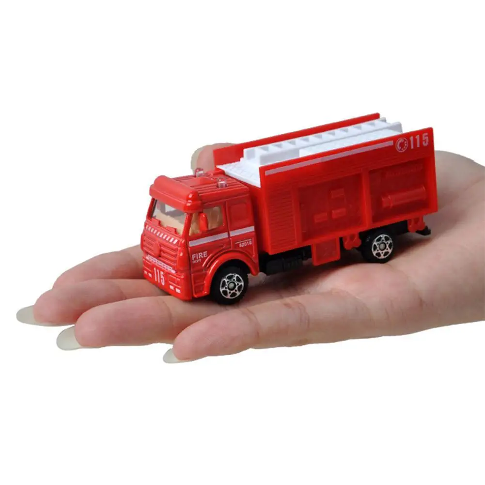 

LeadingStar 4Pcs/Set Simulate Alloy Engineering Cars Set Kids Educational Props Toy