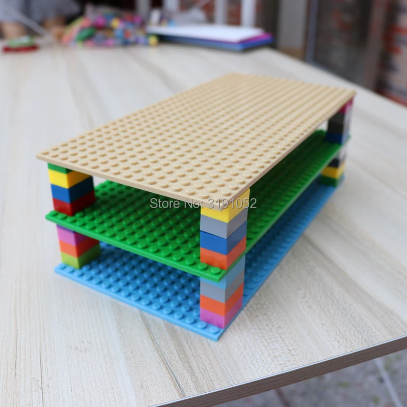 Базовая пластина 2 стороны фигурки строительные блоки базовая 25 5*12 7 см игрушки