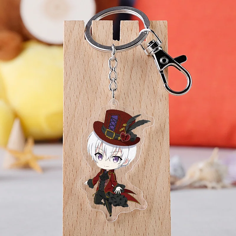 Брелок для ключей Idolish7 с мультяшным рисунком держатель лучшего друга подарок на