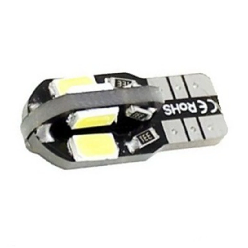 100 шт. автомобильные светодиодсветодиодный лампы T10 8 SMD 5630 5730 без ошибок|light bulb touch