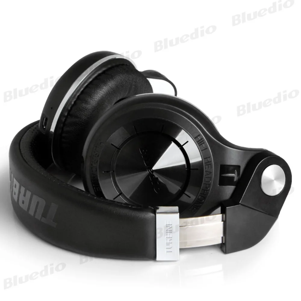Оригинальные Bluedio T2 Plus наушники беспроводные Bluetooth MP3 гарнитура стерео HIFI музыка