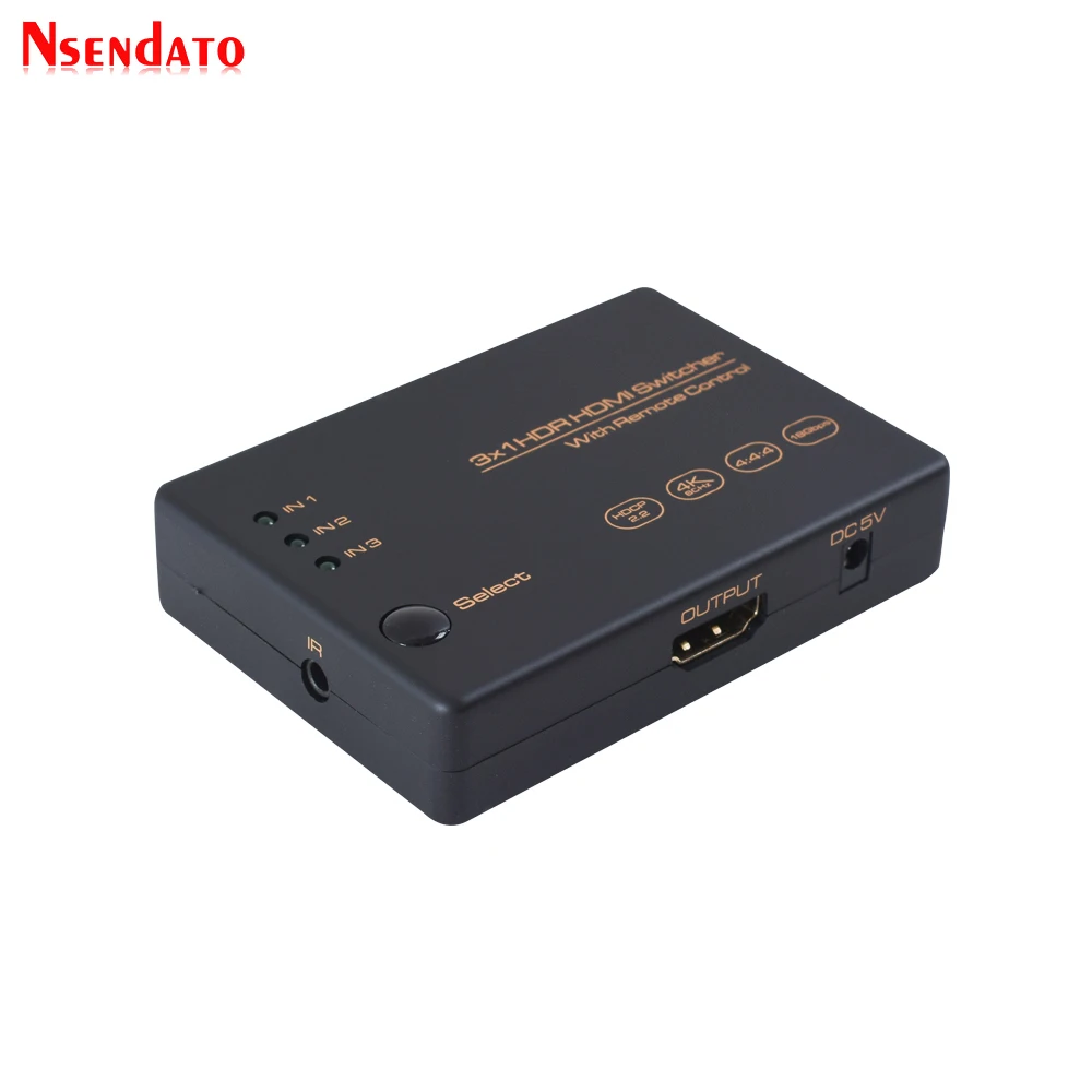 3 в 1 из HDR HDMI переключатель с пультом дистанционного управления HDCP 2 3x1 4K 60Hz