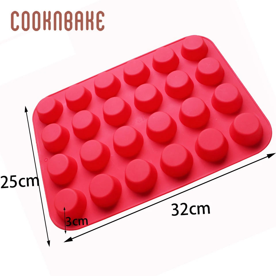 COOKNBAKE силиконовая форма для кексов Круглый Силиконовый маленький инструмент для выпечки торта льда для пудинга и желе Кондитерская форма ручной работы