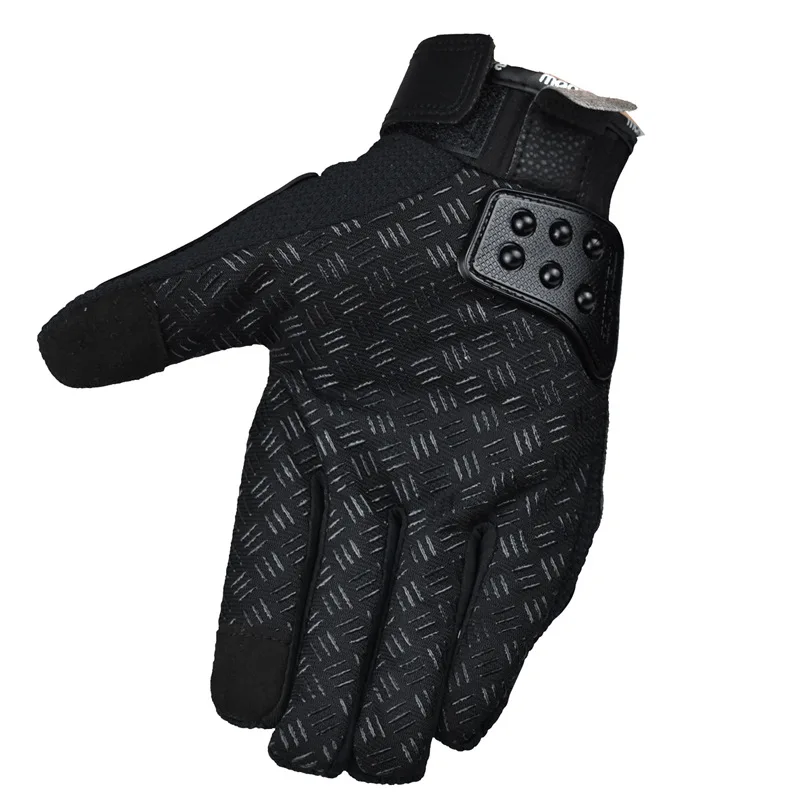 Мужские мотоциклетные защитные перчатки с металлическими вставками для защиты