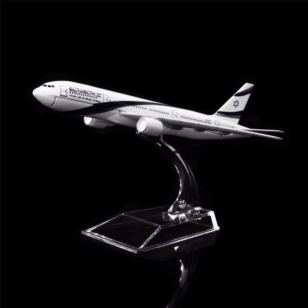 1:400 16 см EL AL Israel Airlines Boeing 777 металлическая модель самолета офисное украшение