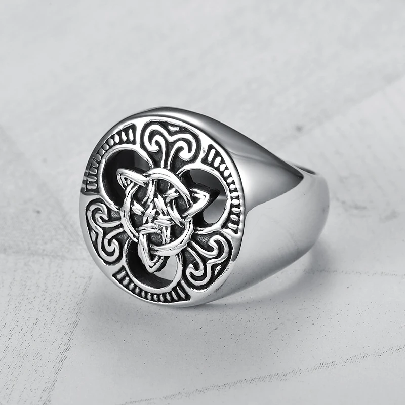 Крутое модное ювелирное изделие viking мужское кольцо с ирландским бесконечным