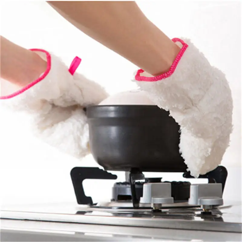 Перчатки для мытья посуды из бамбукового волокна Мягкие Водонепроницаемые