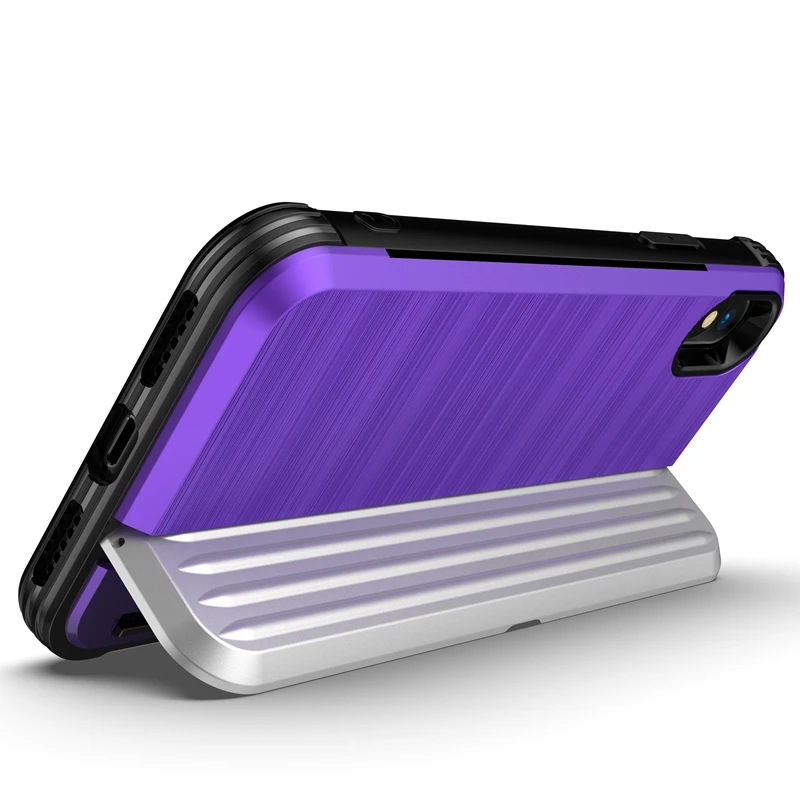 2 в 1 бронированный чехол для телефона iPhone XR XS MAX X 6 S Plus слот карт s 7 8 Coque Funda |